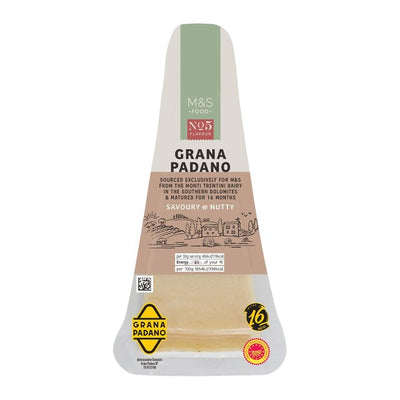 جبن بارماجانو ريجيانو M&S صلب 200 جرام - اشترِ عبر الإنترنت من McGrocer