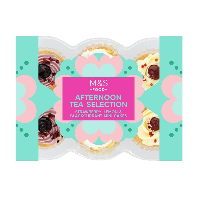 M&S Afternoon Tea Mini Cake Selection 344g - British product