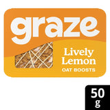 Graze Lively Lemon flapjack 50g, UK version
