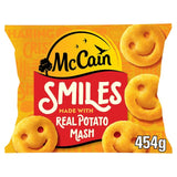 McCain Potato Smiles frozen potato snacks 454g, imported from the UK
