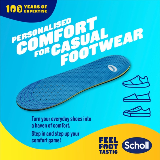 Scholl Gel Activ Casual Insoles Small (British brand)