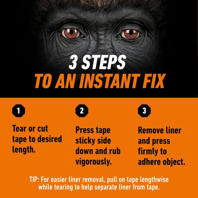 Gorilla Glue double-sided super glue tape roll (British brand)