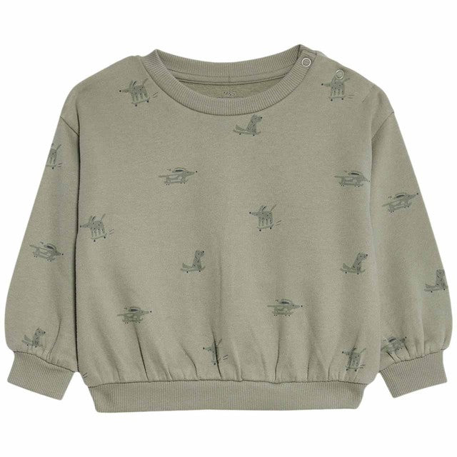 M&S Khaki Baby Outfit 12-18 months, imported from the UK