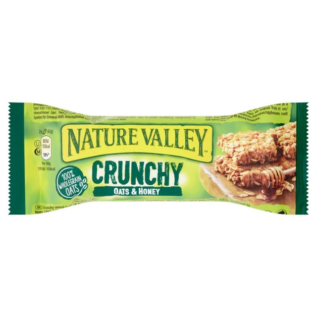 Nature Valley Crunchy Oats & Honey cereal bars 18 x 42g, imported from the UK