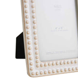M&S ceramic bobble photo frame 4x6 cream, imported from the UK