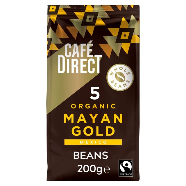 Cafedirect Mayan Gold coffee beans 200g - British product