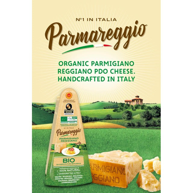 Parmareggio Parmigiano Reggiano Organic cheese 150g, imported from the UK