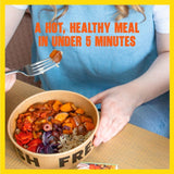 Pollen Grace Mediterranean vegetable olive hot bowl 400g, imported from the UK