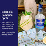 Isolabella Sambuca liqueur 70cl, UK version
