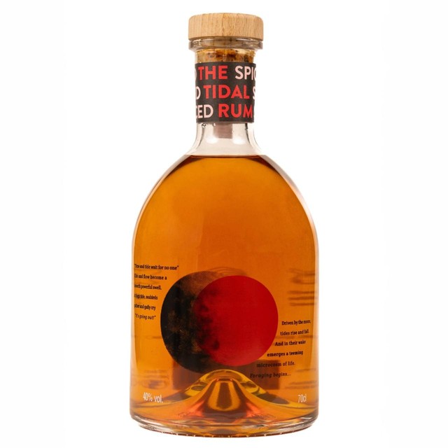 Tidal Rum spiced rum 70cl bottle (British brand)