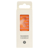 Talking Tables number 3 candle for birthday cakes (British brand)