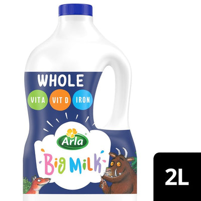 Arla Big Milk Fresh Whole Milk Vitamin Enriched Growing Up Milk 2L