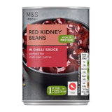 M&S red kidney beans in chilli sauce 395g, imported from the UK