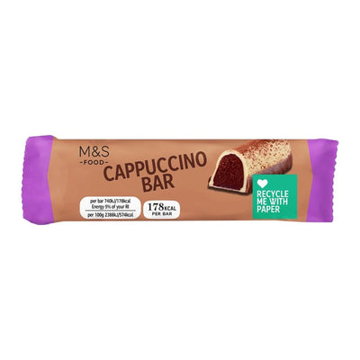 M&S Cappuccino Sjokoladebar Kaffekjerne 31g