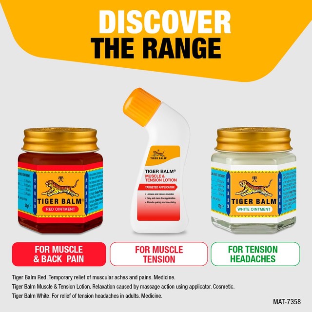 Tiger Balm Red Ointment 30g (British brand)