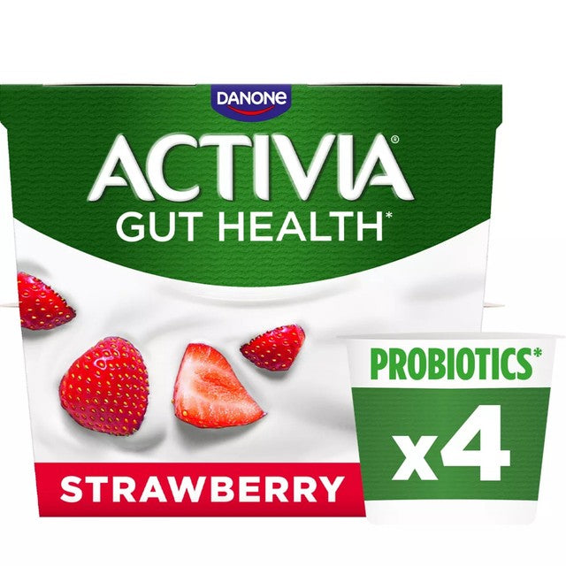 Activia strawberry yogurt multipack 4x115g - British product