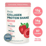 Freja Collagen Protein Shake Strawberry 300g - British product