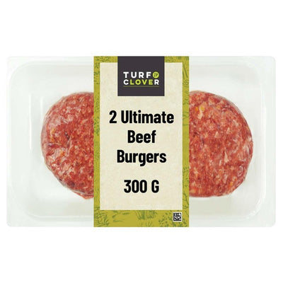 Turf & Clover 2 برجر لحم بقري فاخر 300 جرام
