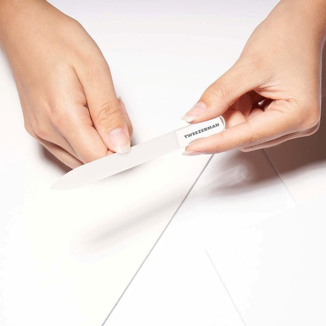 Tweezerman glass nail file, imported from the UK