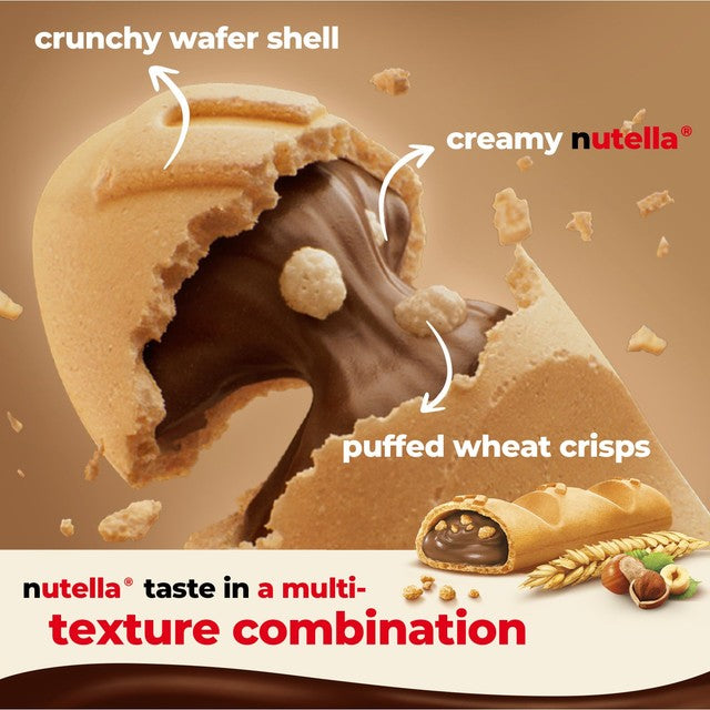Nutella B-ready chocolate wafer bar 132g, imported from the UK