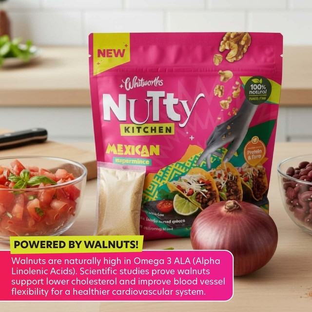 Whitworths plant-based Mexican mince 200g (British brand)