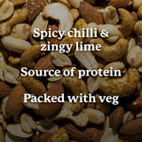 Graze chilli and lime protein mixed nuts 100g, UK version