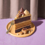 M&S Chocolate & Caramel Millionaire Cake 890g, imported from the UK