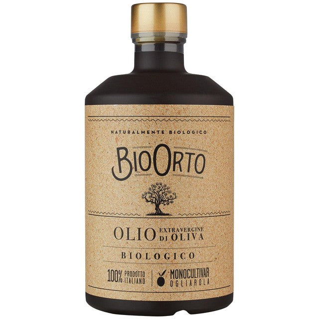 Bio Orto Extra Virgin Olive Oil Monocultivar Ogliarola 500ml - British product