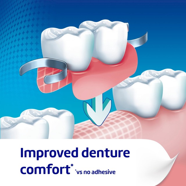Poligrip mint denture fixative cream 40g, imported from the UK