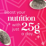 Whitworths Chia Seeds mild nutty flavour high in omega 3 (British brand)