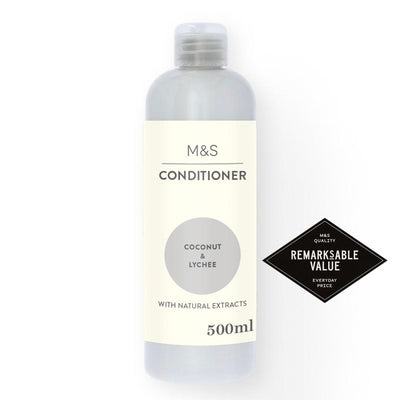 M&S M&S Hverdagsbalsam Kokosnøtt & Lychee Hårbalsam 500ml - Kjøp online hos McGrocer