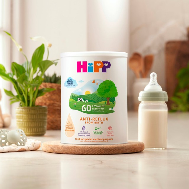HiPP anti reflux baby milk formula 800g, UK version