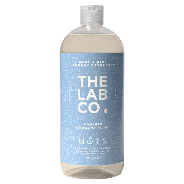 The Lab Co. soothing non-bio laundry detergent 1L (British brand)