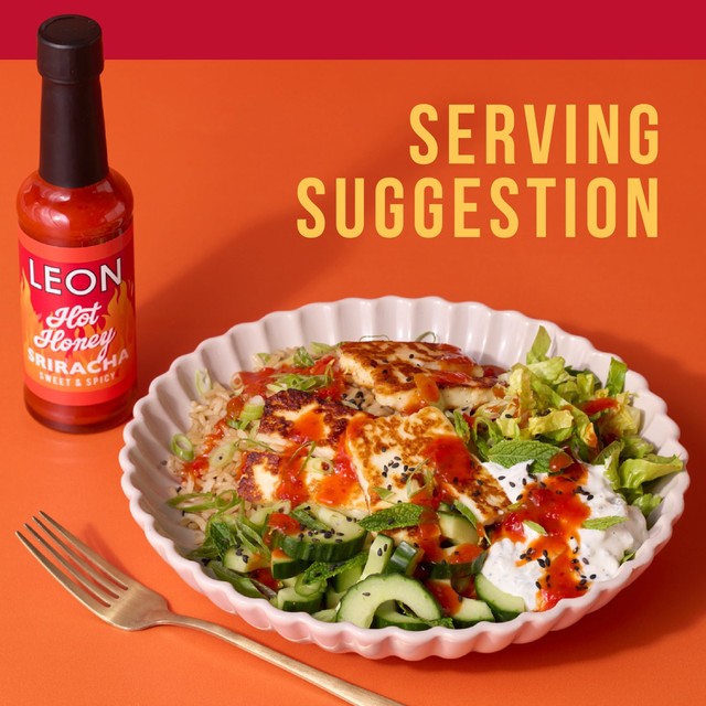 Leon Hot Honey Sriracha sauce, UK version