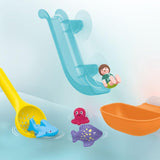 Playmobil JUNIOR AQUA Water Slide with Sea Animals bath toy, imported from the UK