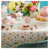 Duni Bubbles Party Table Cover 138x220cm - British product