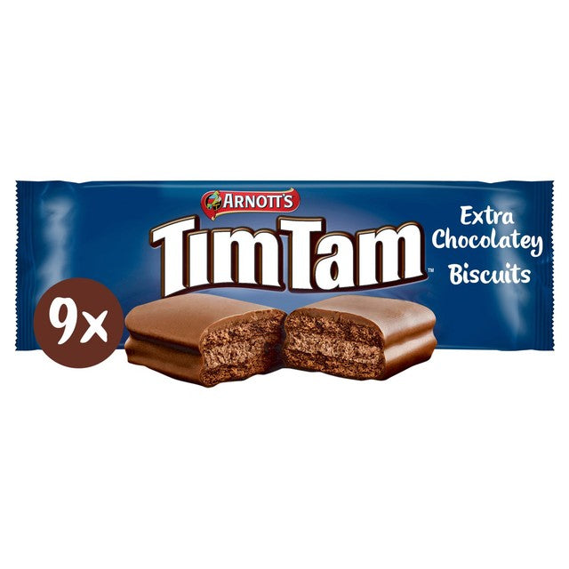 Tim Tam Extra Chocolatey biscuits 200g (British brand)