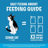 Felix senior cat food fish selection jelly 12x85g - British product