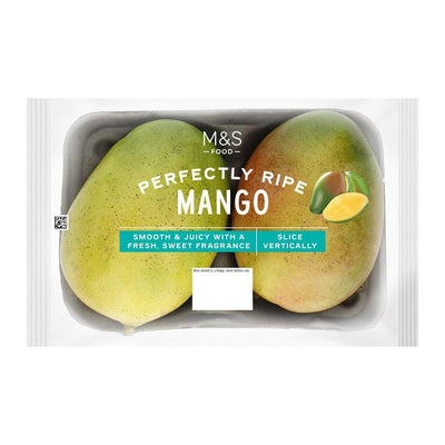 M&S M&S perfekt modne mango fersk frukt pakke med 2 - Kjøp online hos McGrocer
