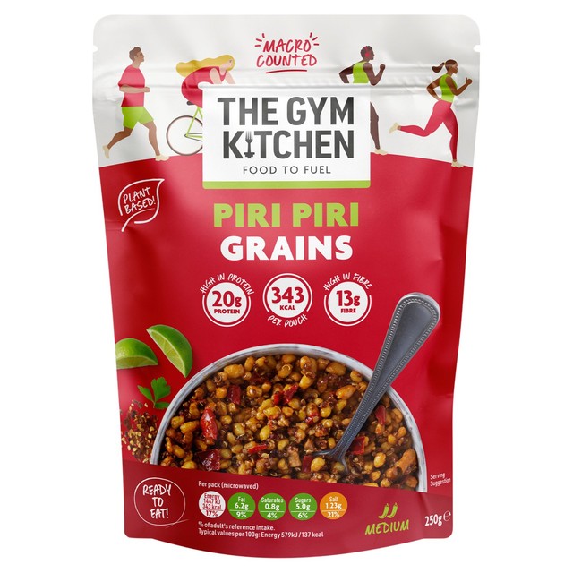 The Gym Kitchen Piri Piri Grains 250g (British brand)