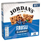 Jordans Frusli Juicy Blueberries cereal bars (British brand)