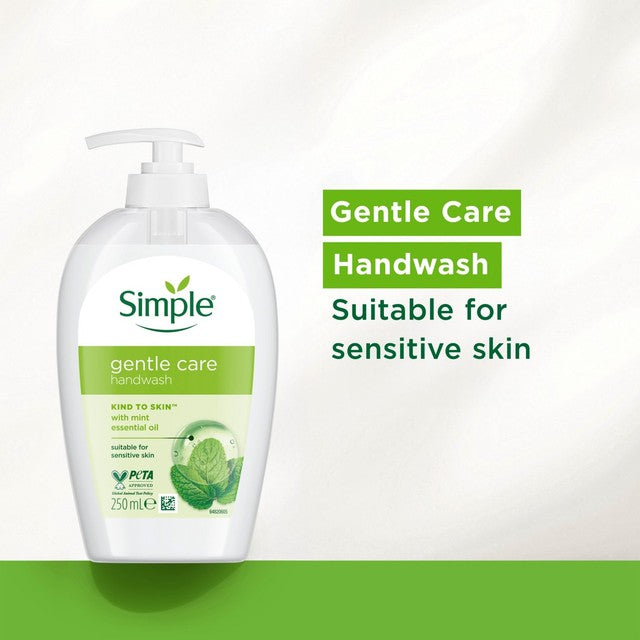 Simple Gentle Care hand wash 250ml (British brand)