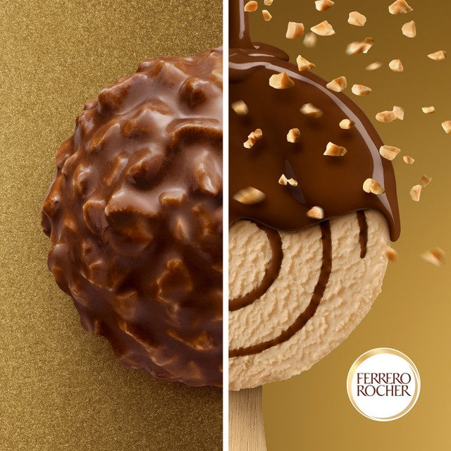 Ferrero Rocher hasselnøttispinner 3 x 70 ml - britisk produkt