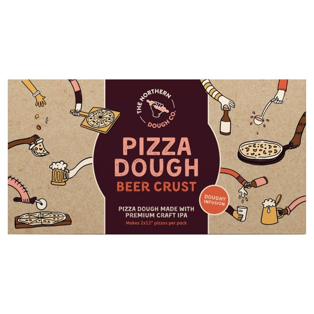 Northern Dough Co beer crust pizza dough 440g, imported from the UK