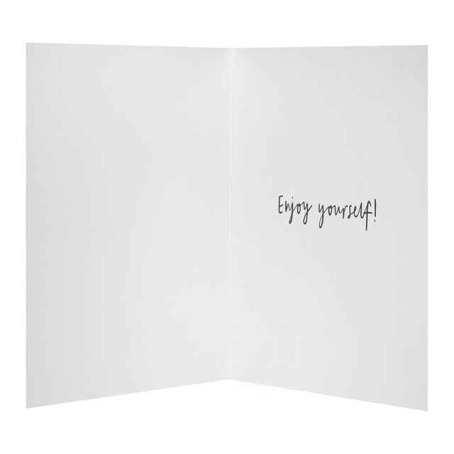 M&S fun cocktail birthday card 15cm x 15cm, imported from the UK