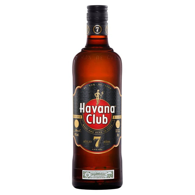 Havana Club 7 Year Old Dark Rum 70cl, UK version