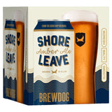 BrewDog Shore Leave Amber Ale, 4 x 440 ml Dosen – Britisches Produkt
