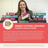 Mallow & Marsh raspberry & 70% dark chocolate marshmallow bar 35g, imported from the UK