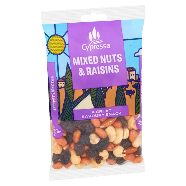 Cypressa Mixed Nuts & Raisins 200g - British product