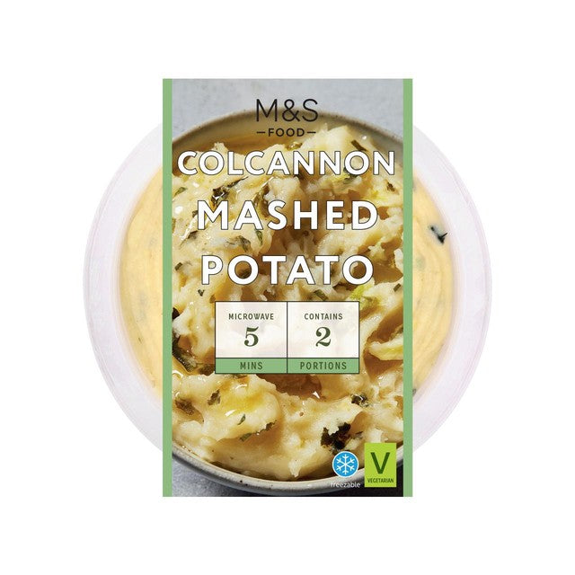 M&S colcannon potato mash 450g, imported from the UK